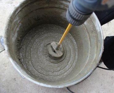 Как приготовить цементный раствор для домашних дел самому